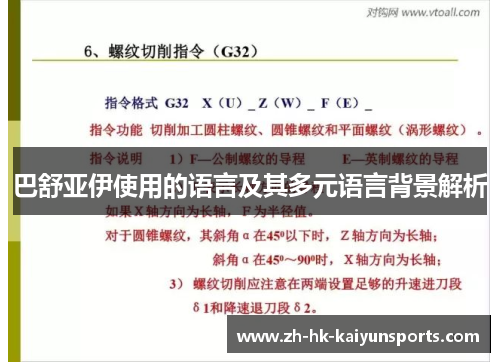 巴舒亚伊使用的语言及其多元语言背景解析 巴舒亚伊使用的语言及其多元语言背景解析